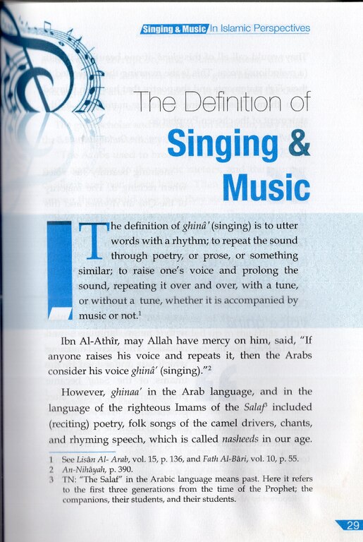 Singing & Music In Islamic Perspective